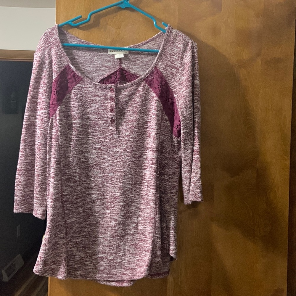 Wine Colored shirt